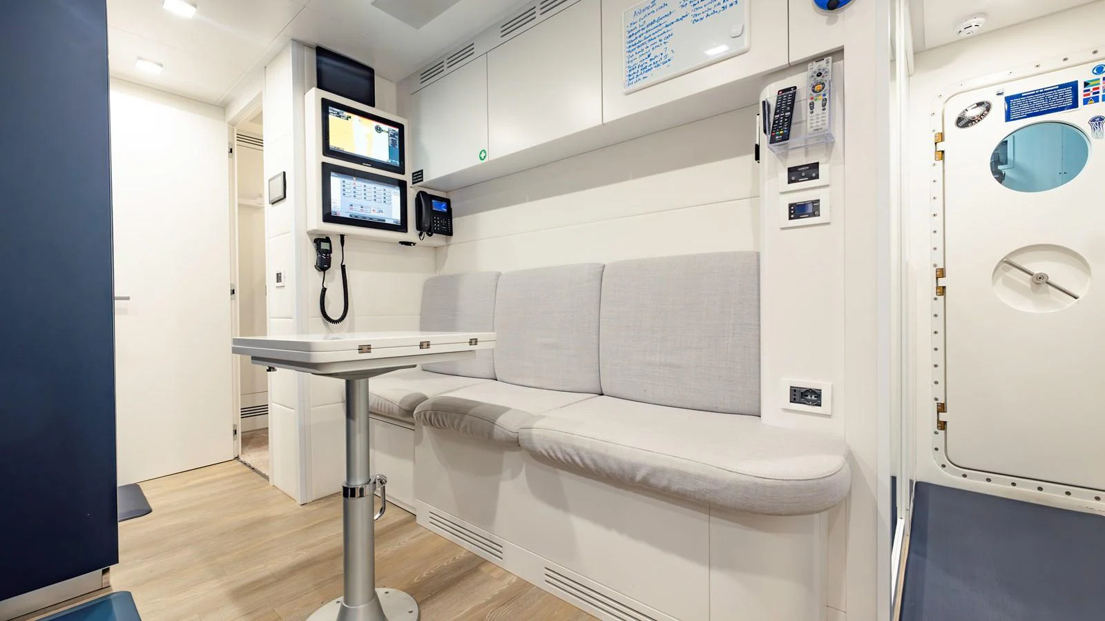 The yacht features a well-equipped medical room with modern facilities. aboard ANDIAMO II Yacht for Sale
