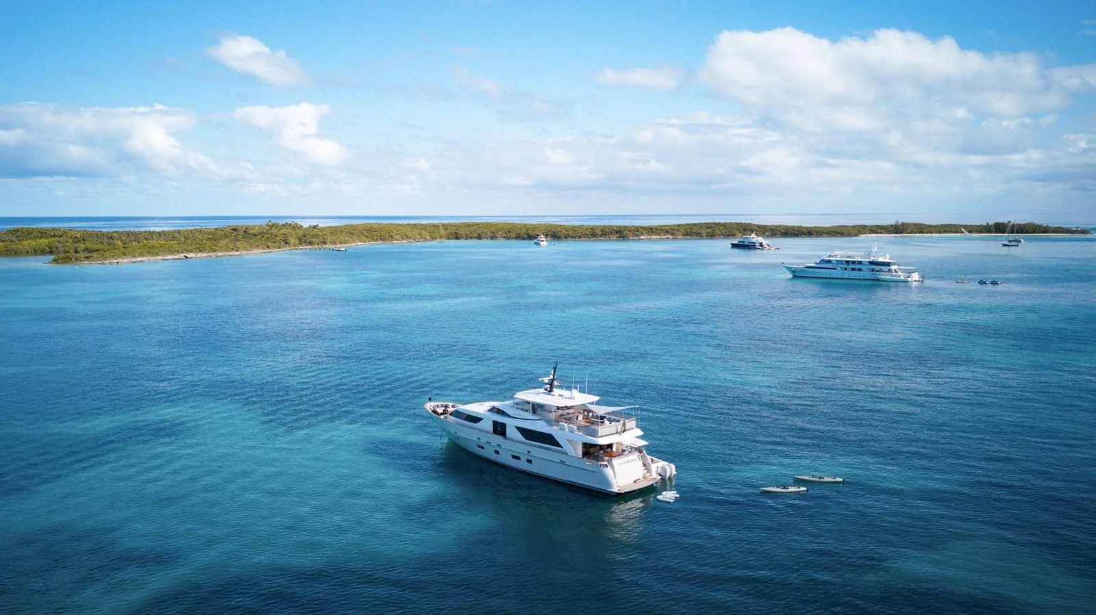 a group of boats in the water aboard FONTANA Yacht for Sale