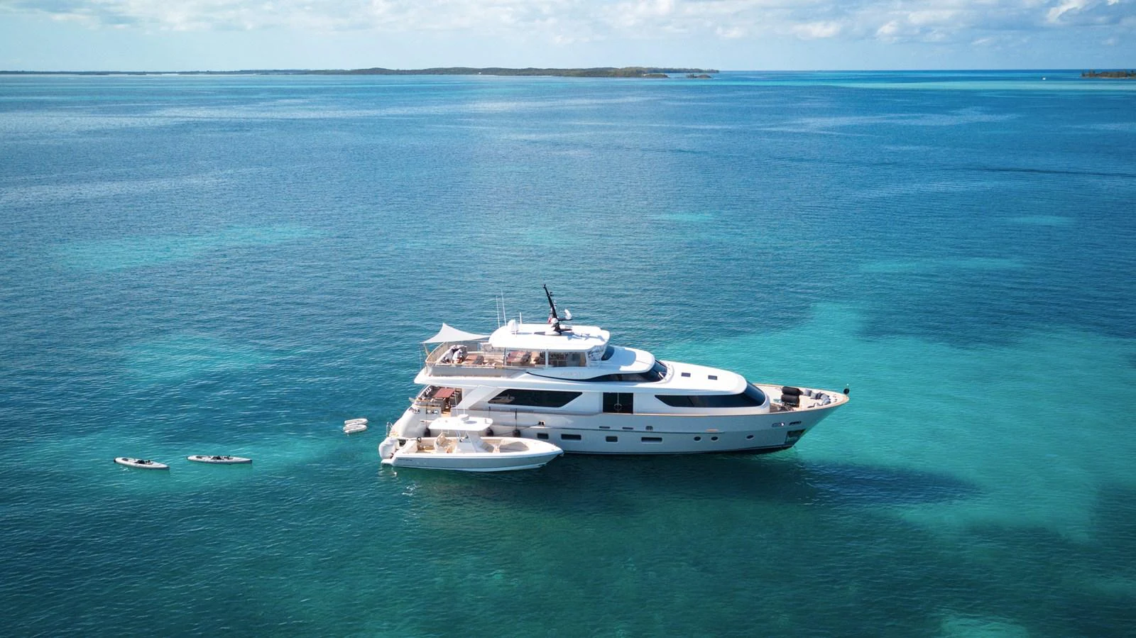 a boat in the water aboard FONTANA Yacht for Sale