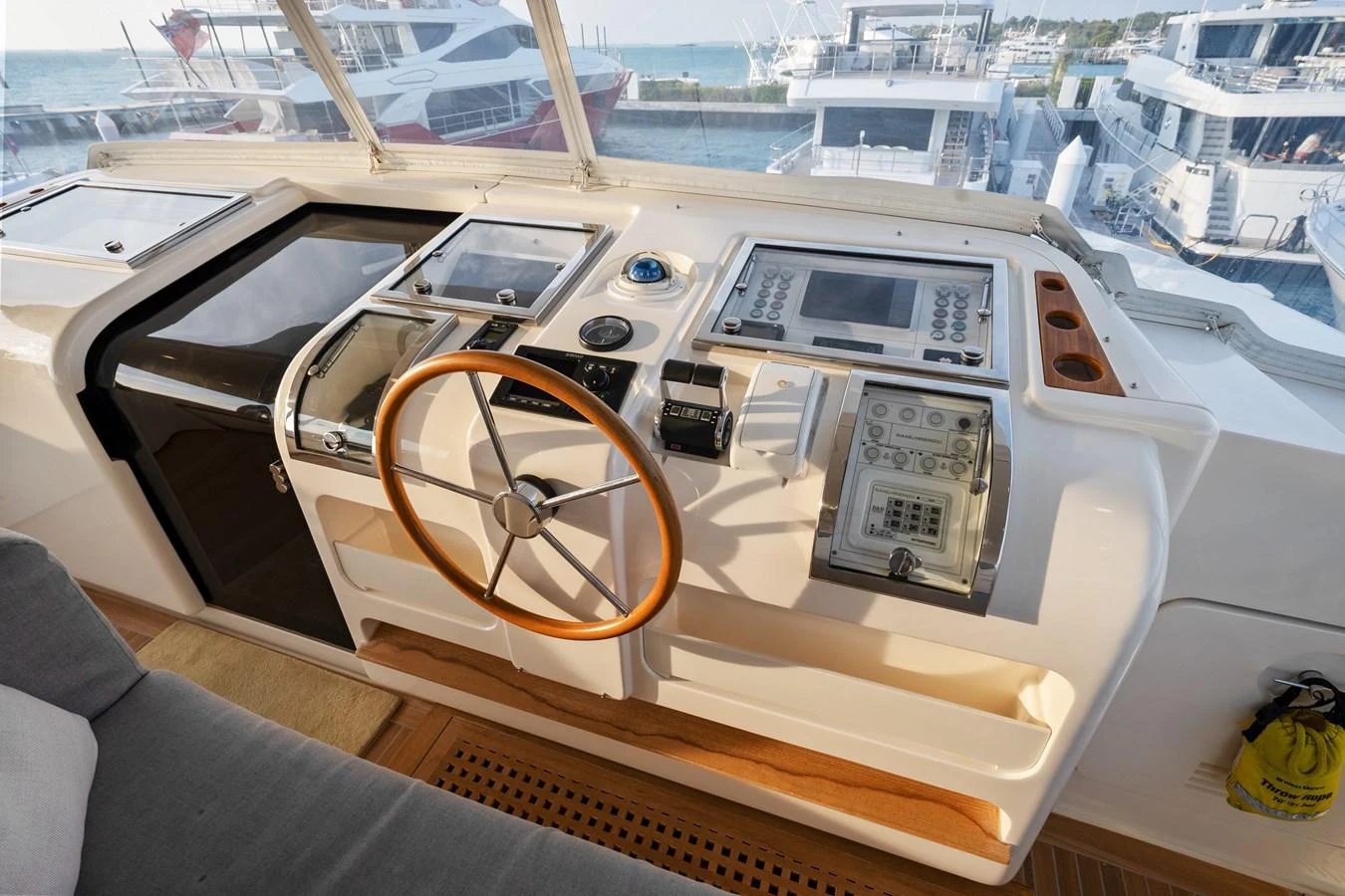 inside of a boat aboard FONTANA Yacht for Sale