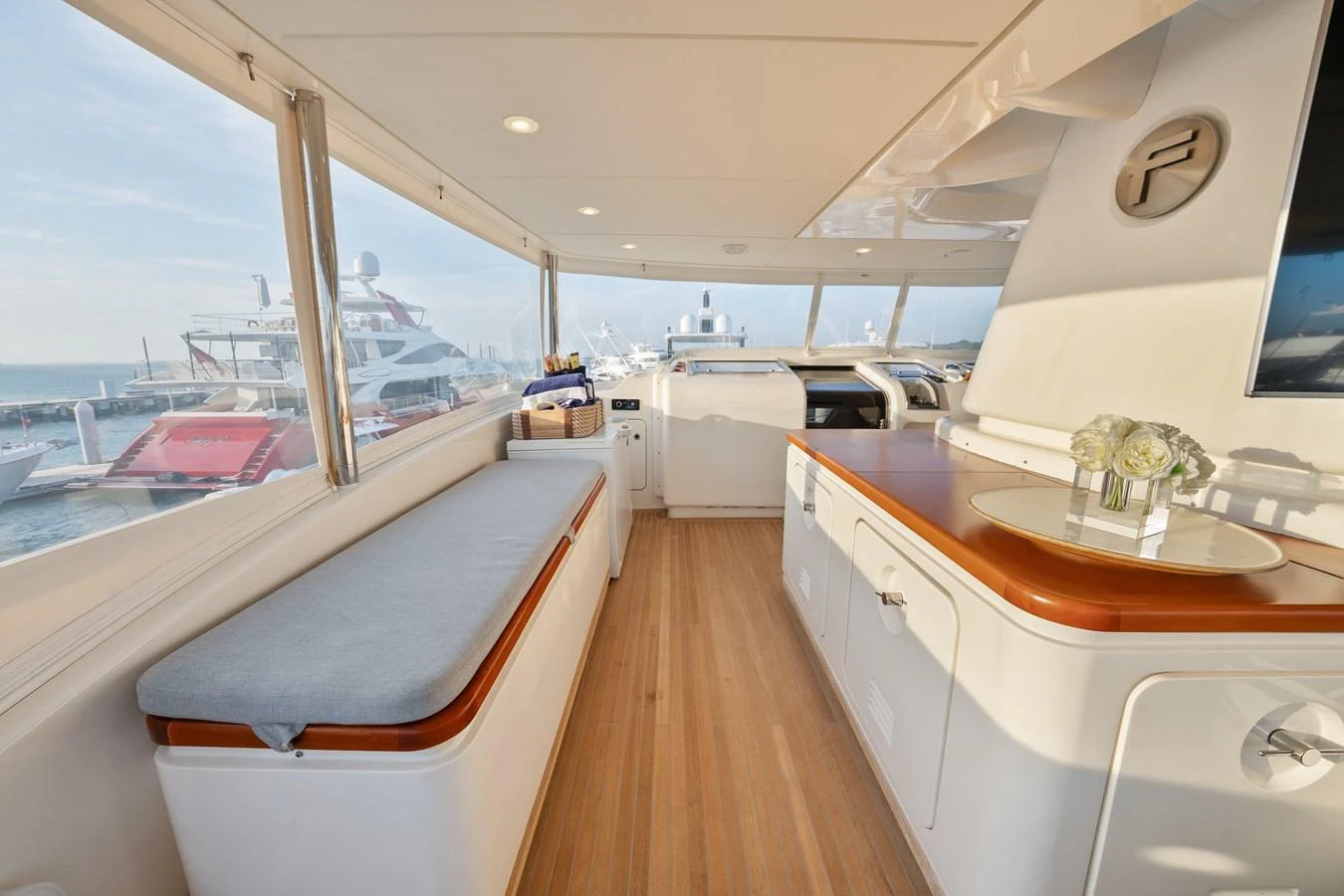 a boat on the water aboard FONTANA Yacht for Sale