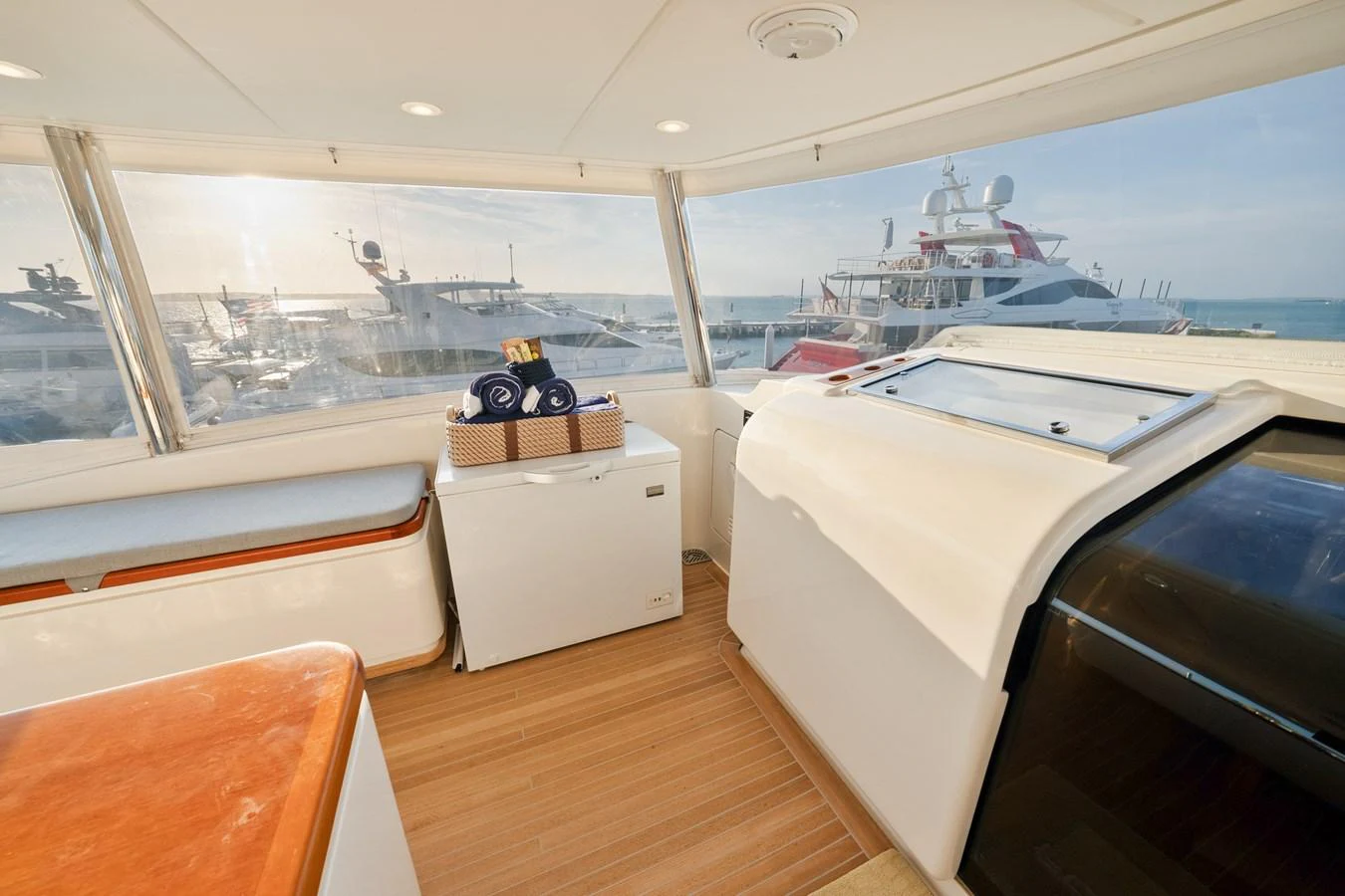 a boat on the water aboard FONTANA Yacht for Sale
