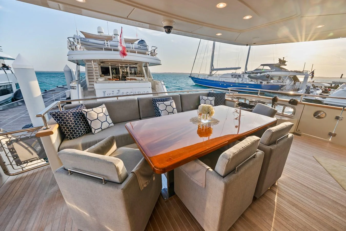 a boat on a boat aboard FONTANA Yacht for Sale
