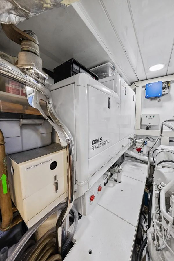 a large white machine aboard FONTANA Yacht for Sale