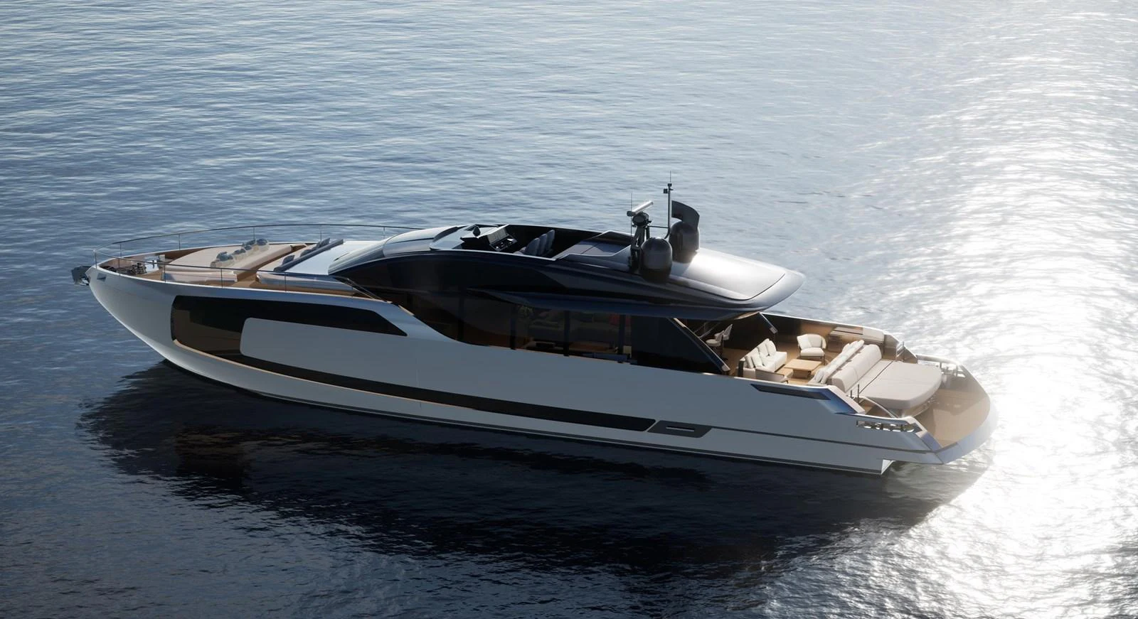 A sleek and modern yacht glides gracefully on calm waters, showcasing its elegant design and luxurious amenities. aboard FILIPPETTI S90-01 Yacht for Sale