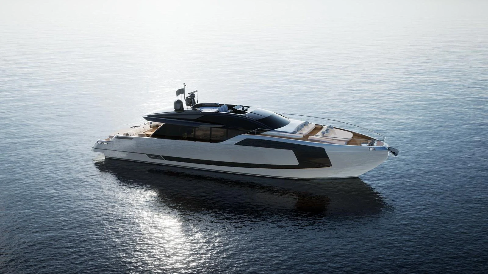 A sleek and modern yacht glides gracefully on calm waters, showcasing its elegant design. aboard FILIPPETTI S90-01 Yacht for Sale