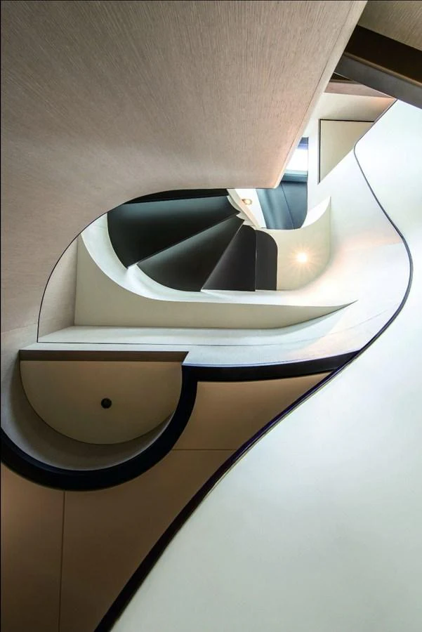 a white speaker on a white surface aboard SHABBY OF THE SEAS Yacht for Sale