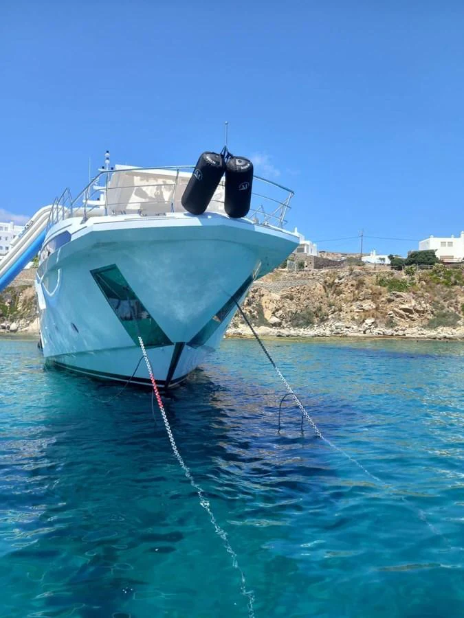 a boat in the water aboard SHABBY OF THE SEAS Yacht for Sale