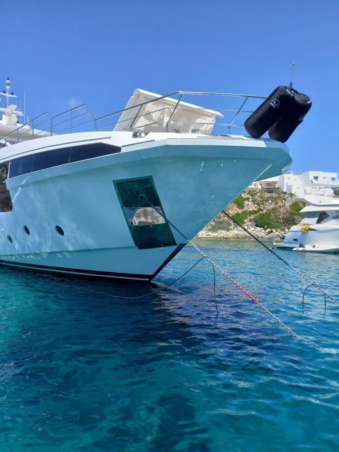 a boat in the water aboard SHABBY OF THE SEAS Yacht for Sale
