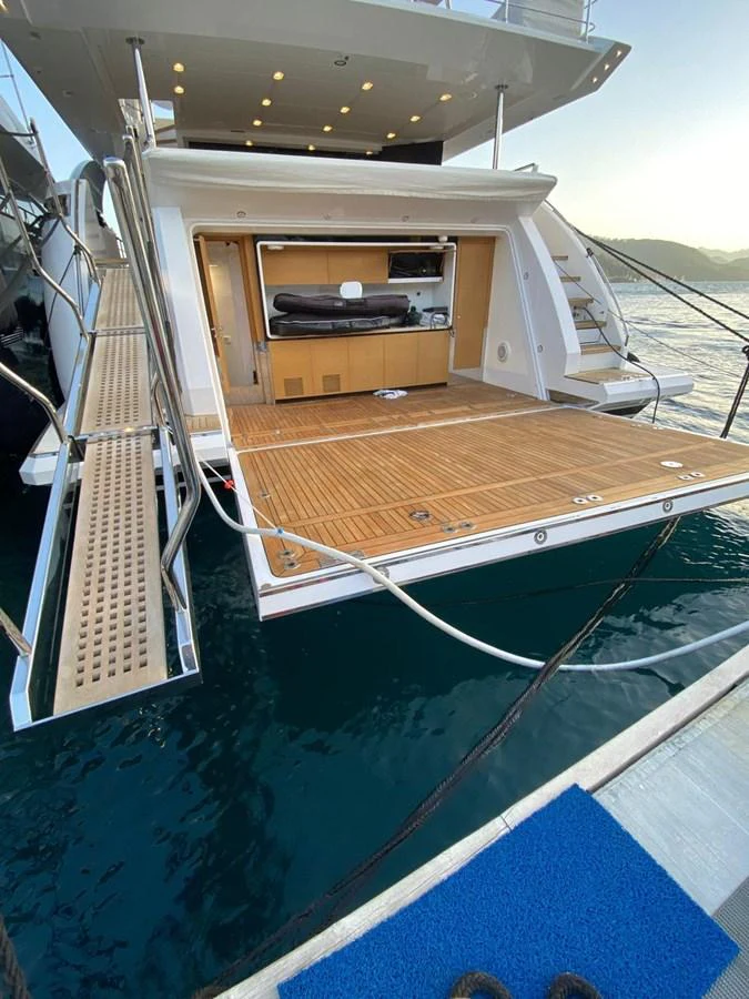 a boat on the water aboard SHABBY OF THE SEAS Yacht for Sale