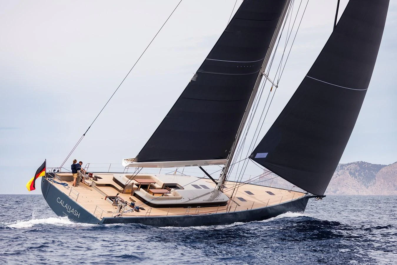 A sleek sailing yacht glides gracefully on the open sea with its sails fully extended. aboard 2026 YYACHTS Y8 Yacht for Sale