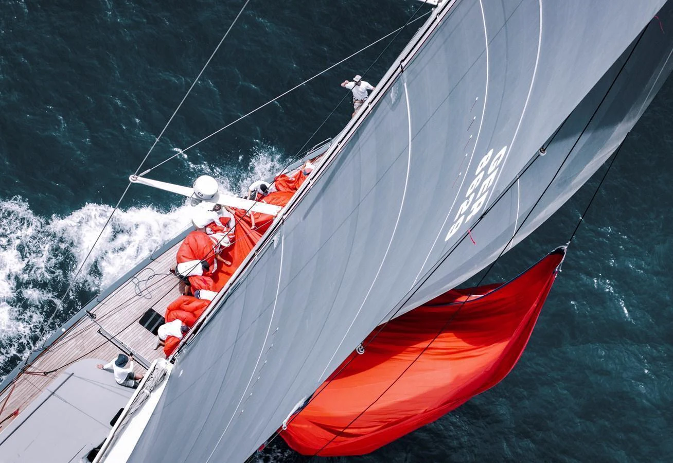 A sleek sailing yacht cuts through the water with its sails fully deployed. aboard 2026 YYACHTS Y8 Yacht for Sale