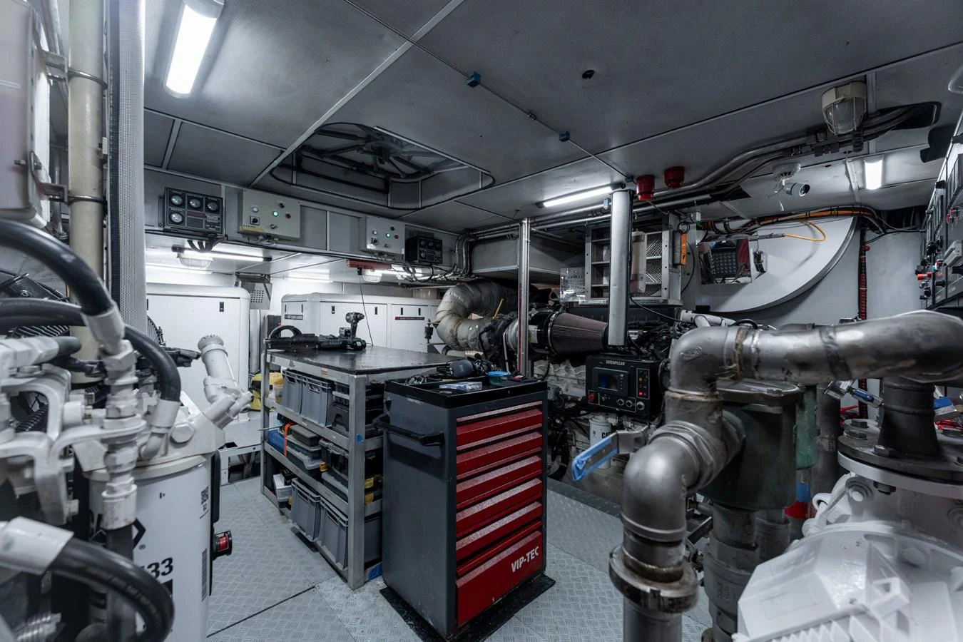 a person working in a factory aboard PREFERENCE 19 Yacht for Sale