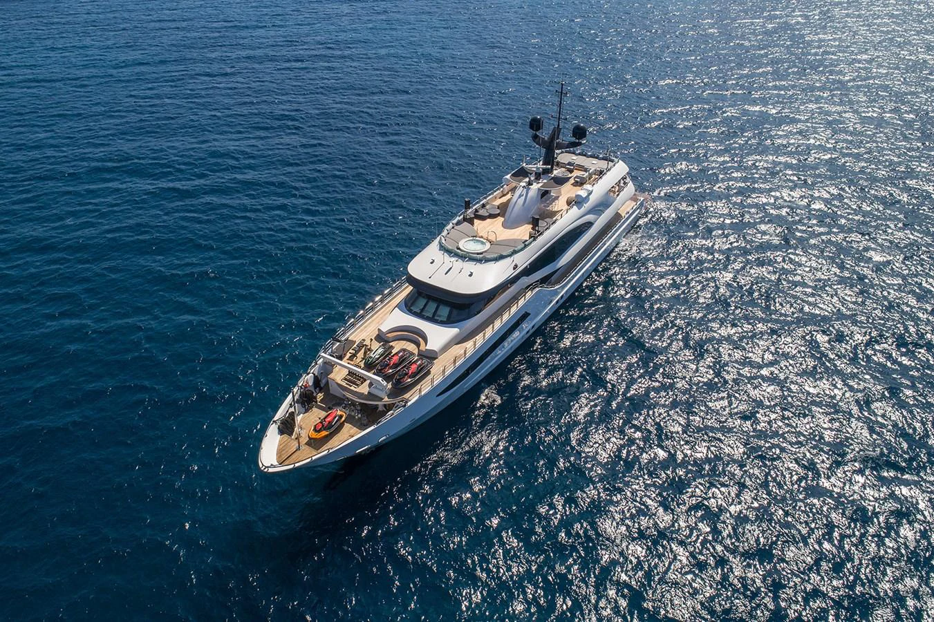 a boat in the water aboard HALLO Yacht for Sale
