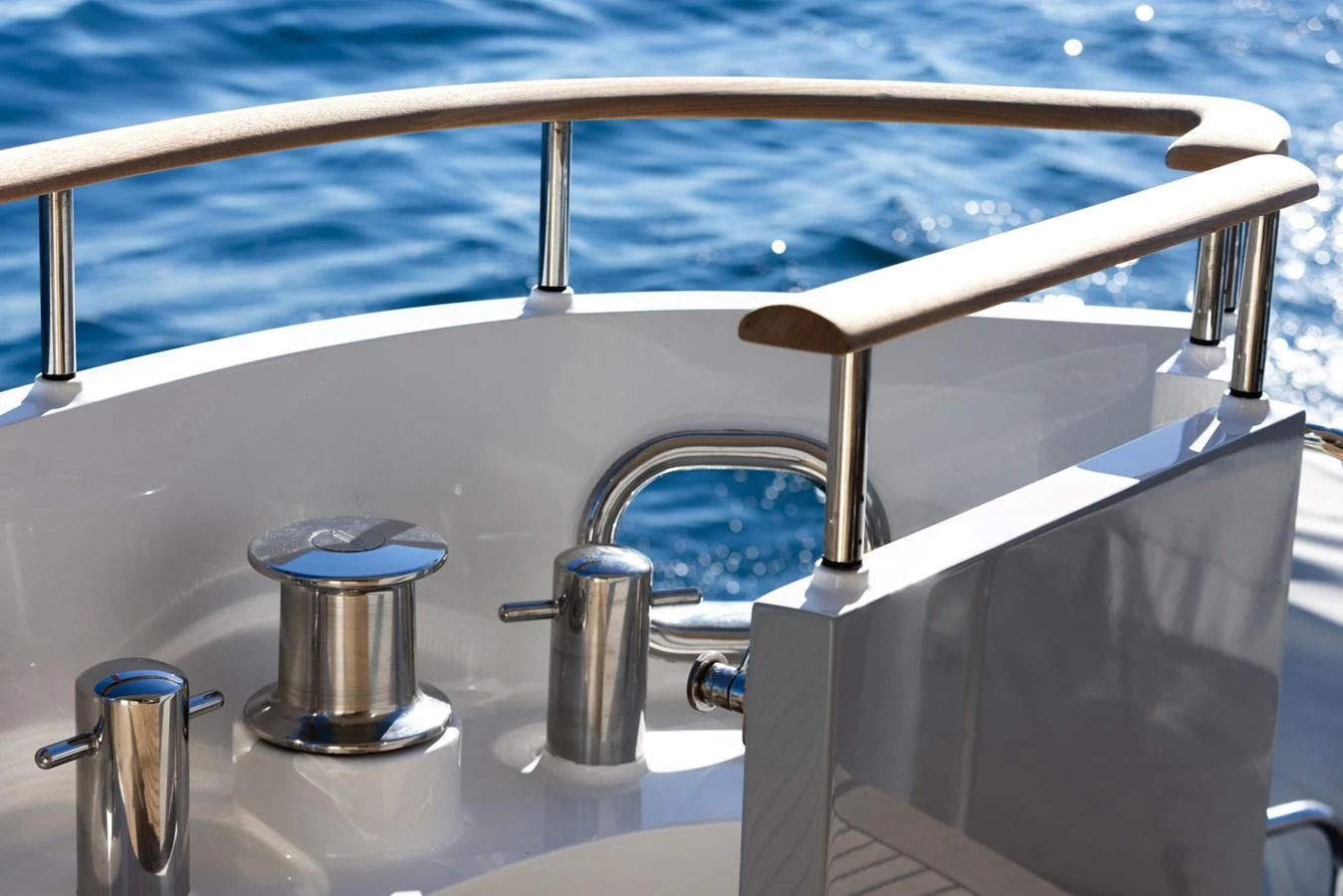 a sink with faucets aboard ARCHIPELAGO Yacht for Sale
