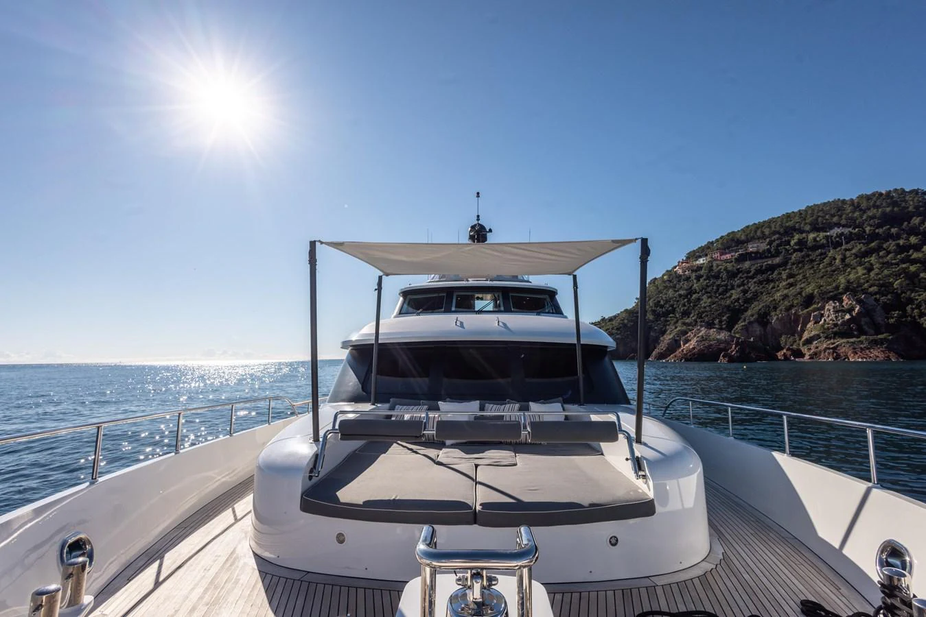 a boat on a body of water aboard ARCHIPELAGO Yacht for Sale