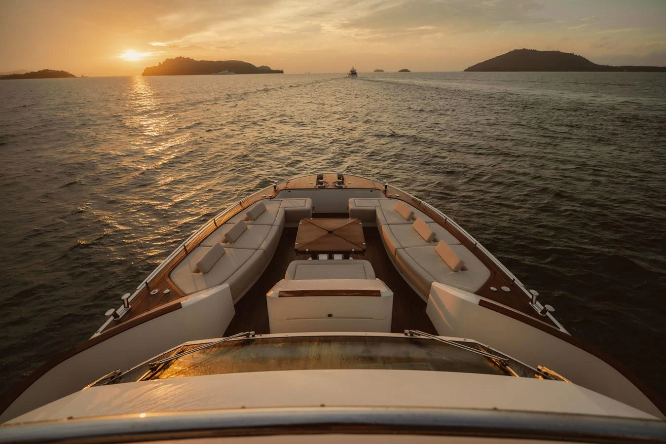 a boat on the water aboard MOANA Yacht for Sale