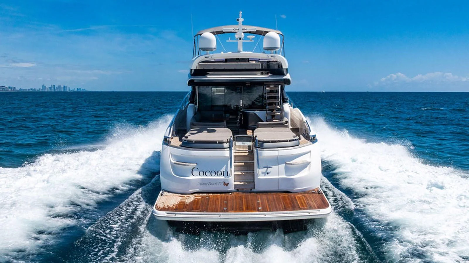 a boat on the water aboard COCOON Yacht for Sale