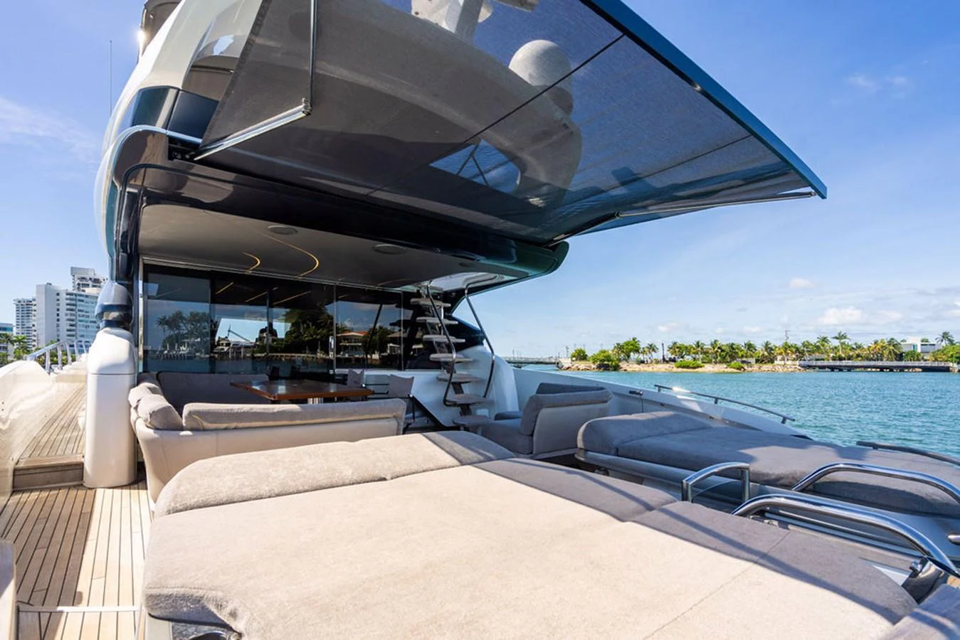 a boat on the water aboard COCOON Yacht for Sale
