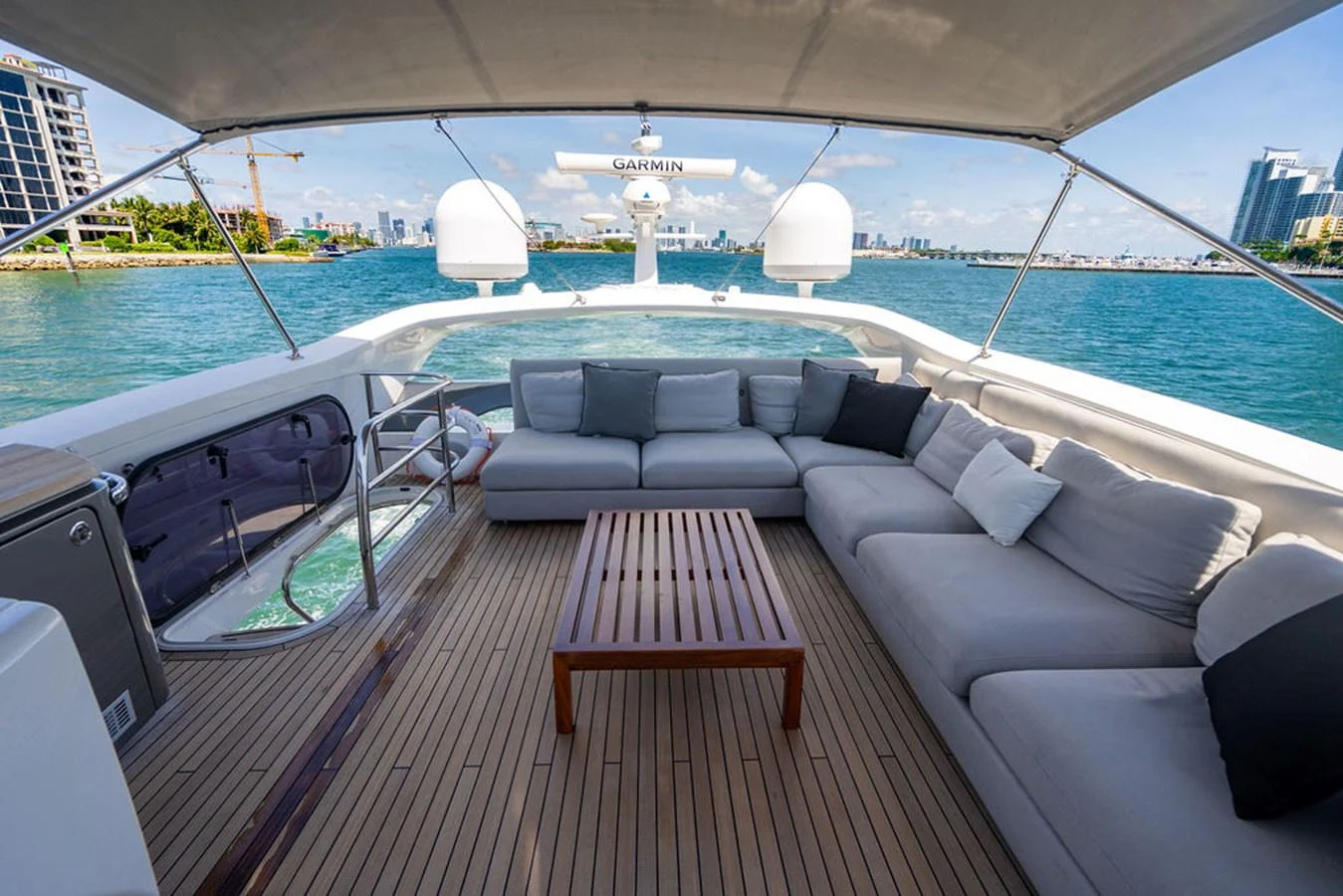 a boat on the water aboard COCOON Yacht for Sale