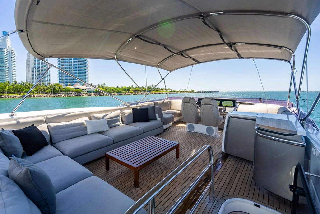 a boat on the water aboard COCOON Yacht for Sale