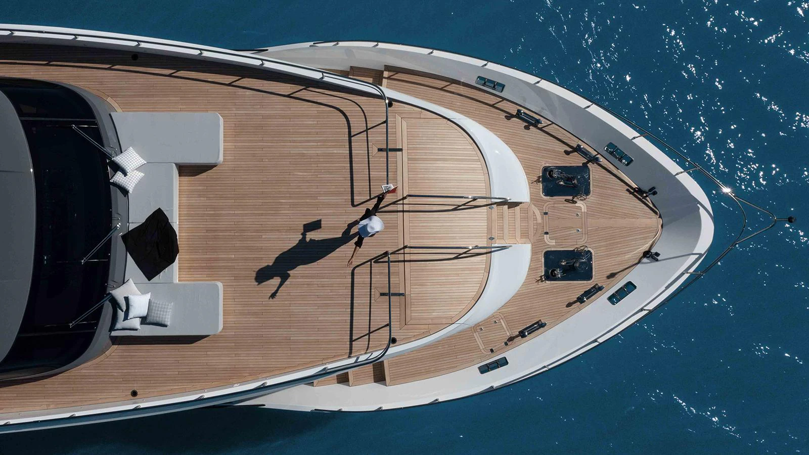 a satellite in space aboard FOUR JOYS Yacht for Sale