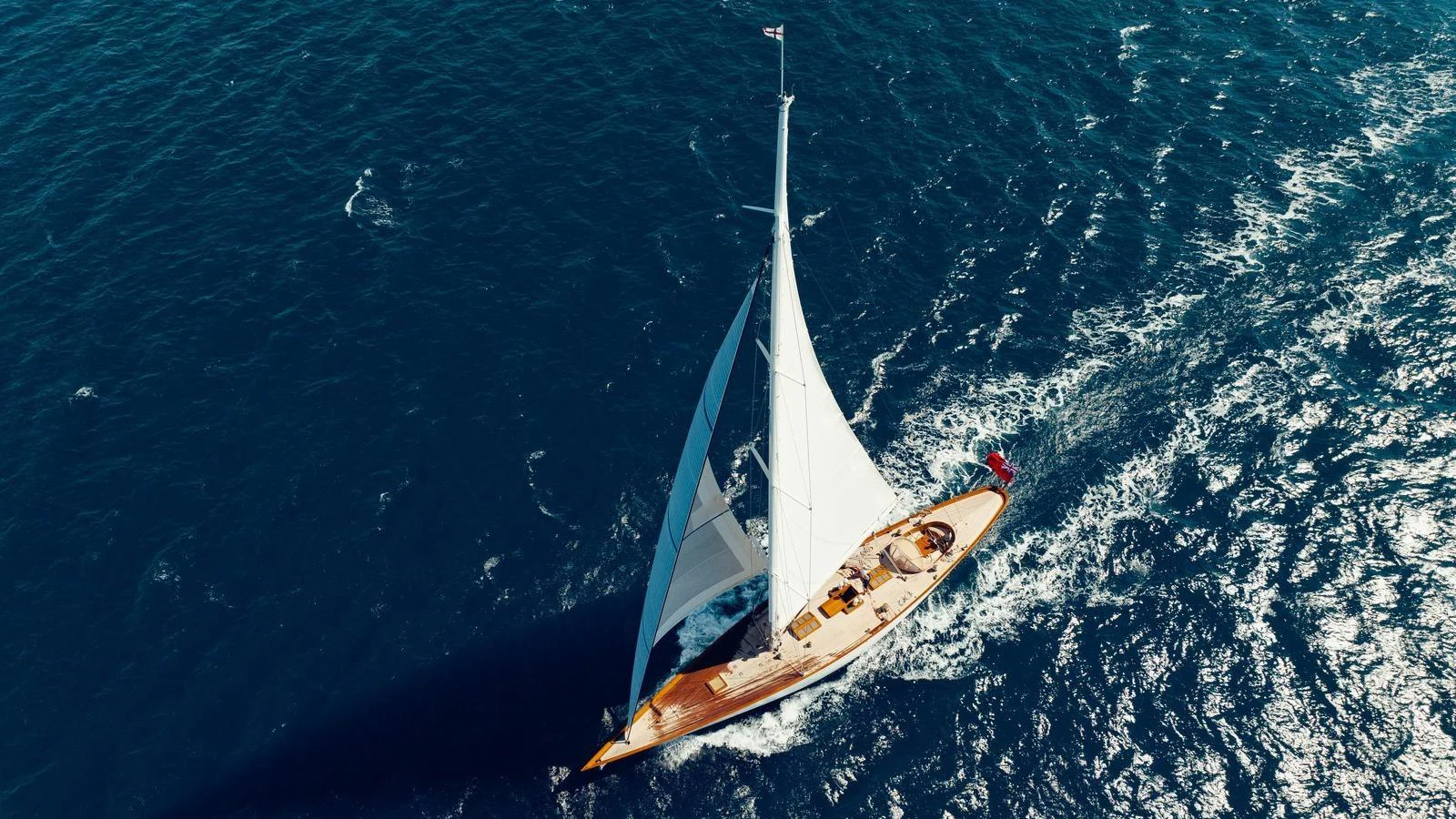 a sailboat in the water aboard SAVANNAH Yacht for Sale