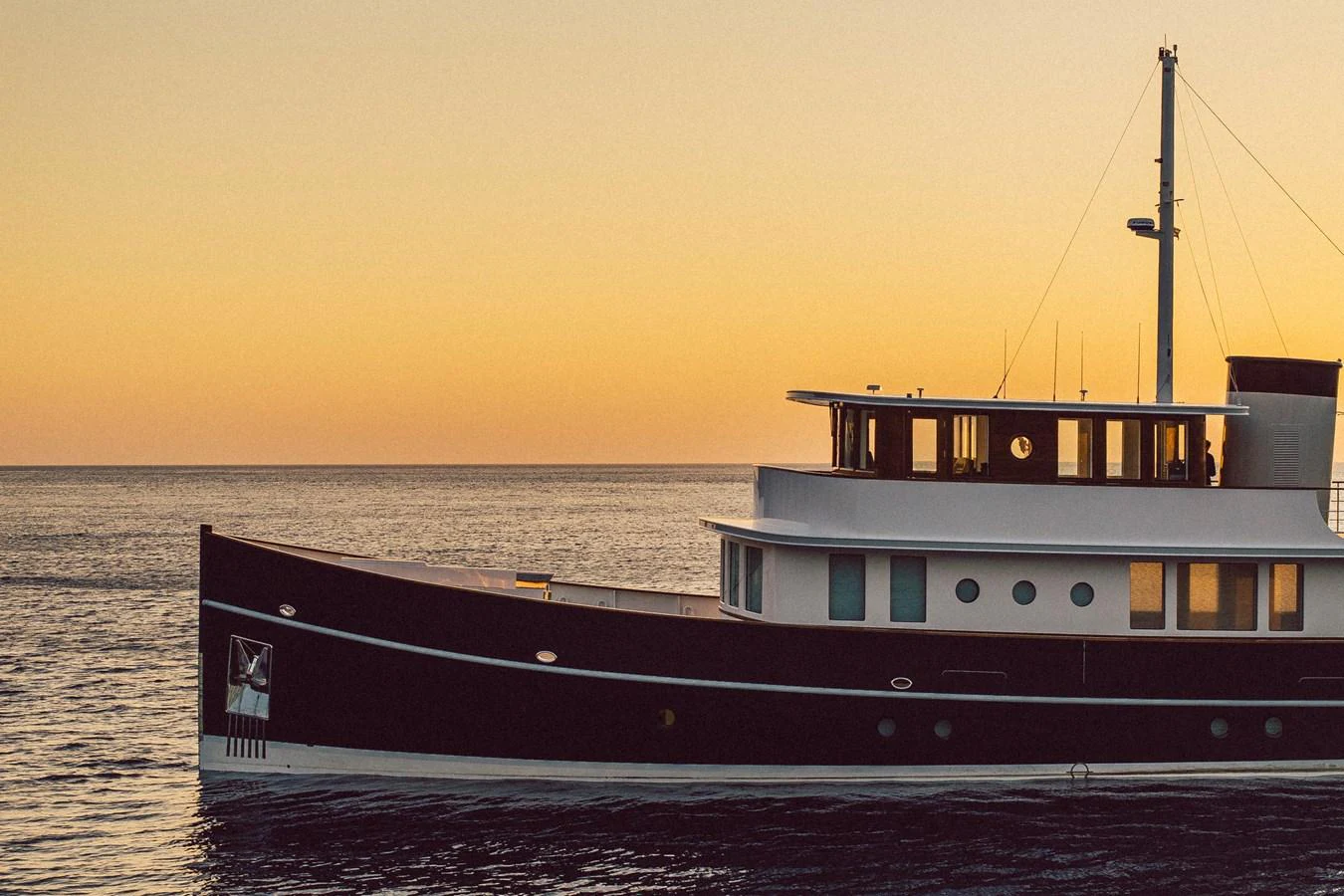 a boat on the water aboard FAR NIENTE Yacht for Sale