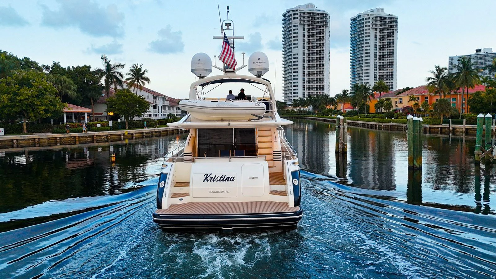 a boat in a body of water aboard ANDREA'S REVENGE Yacht for Sale