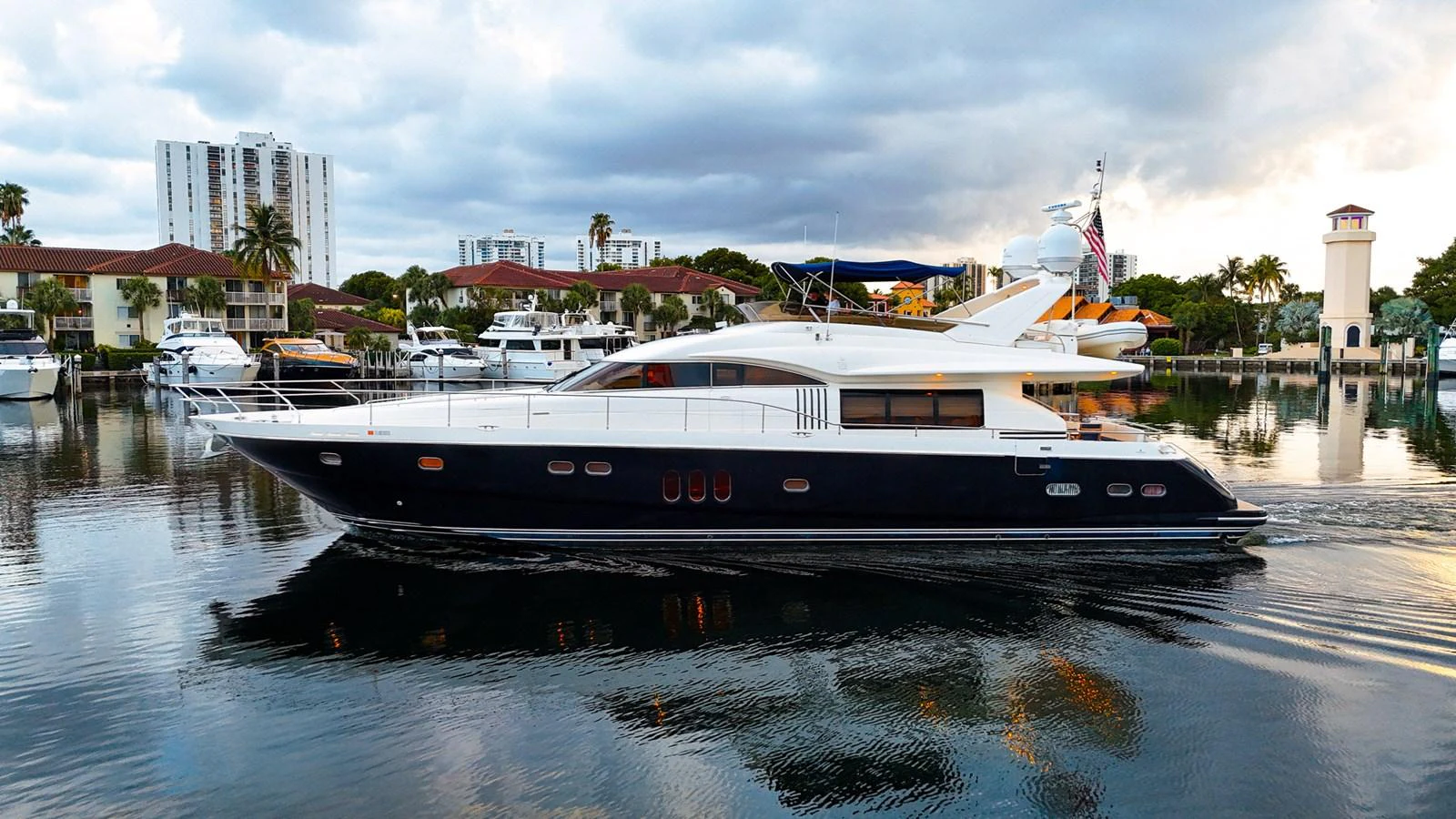 a boat in the water aboard ANDREA'S REVENGE Yacht for Sale