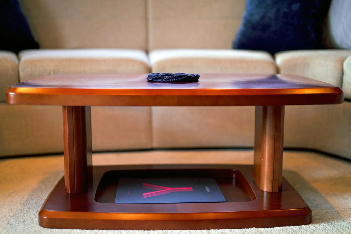 a table with a game controller on it aboard ANDREA'S REVENGE Yacht for Sale