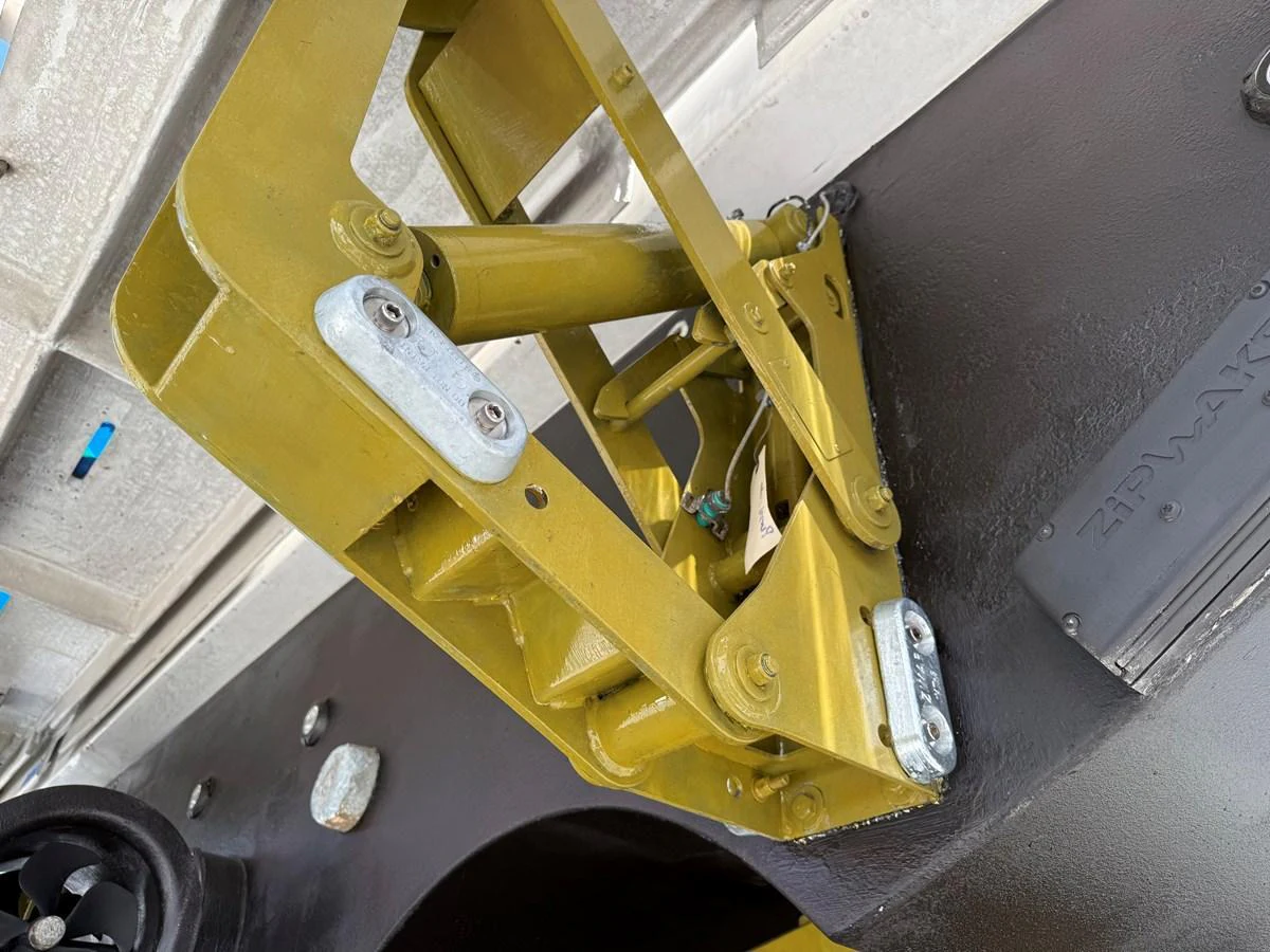 A close-up view of the yacht's mechanical components, showcasing robust engineering. aboard FANTASEA Yacht for Sale
