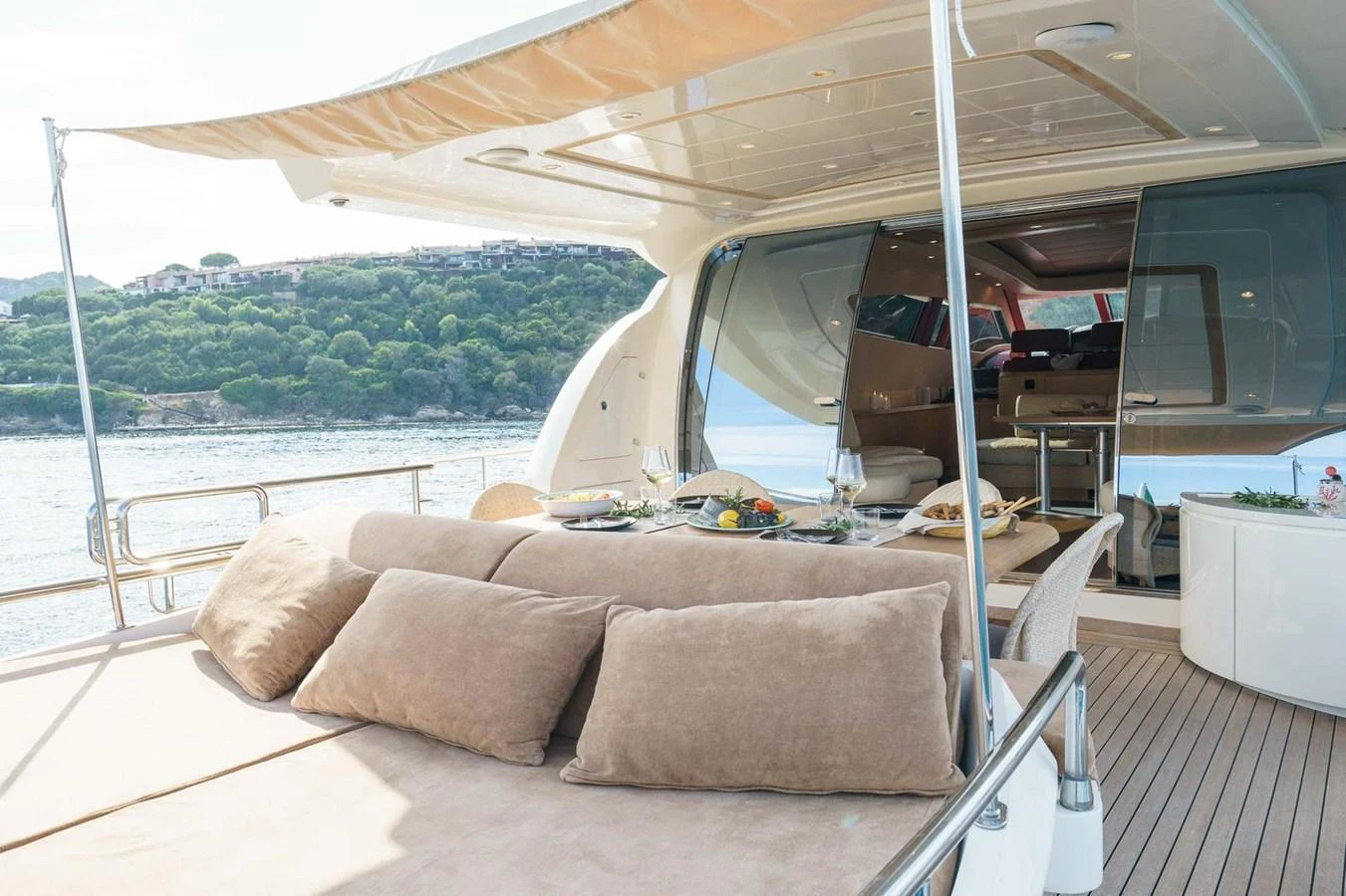 inside of a boat aboard ALLIE Yacht for Sale