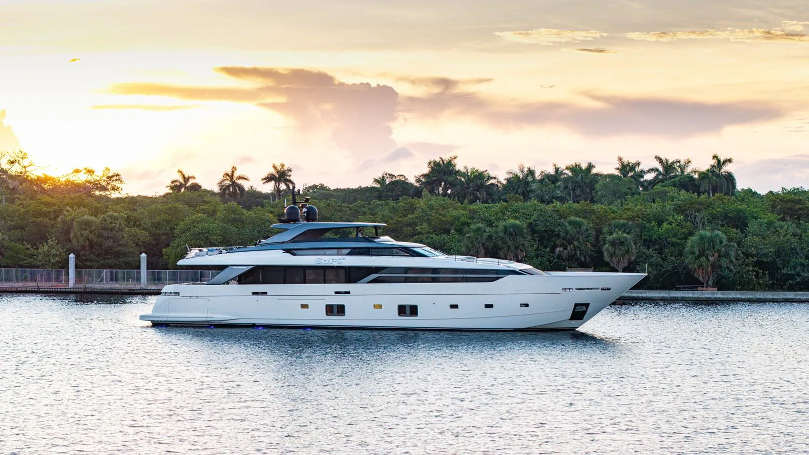 a boat on the water aboard SANLORENZO SL120/778 Yacht for Sale