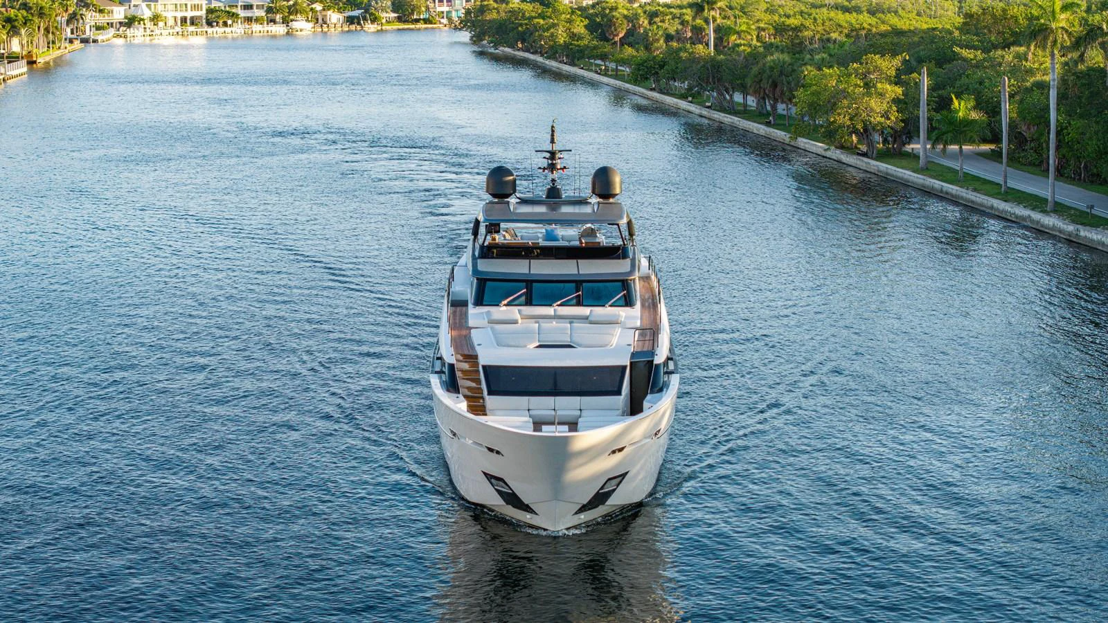 a boat on the water aboard SANLORENZO SL120/778 Yacht for Sale