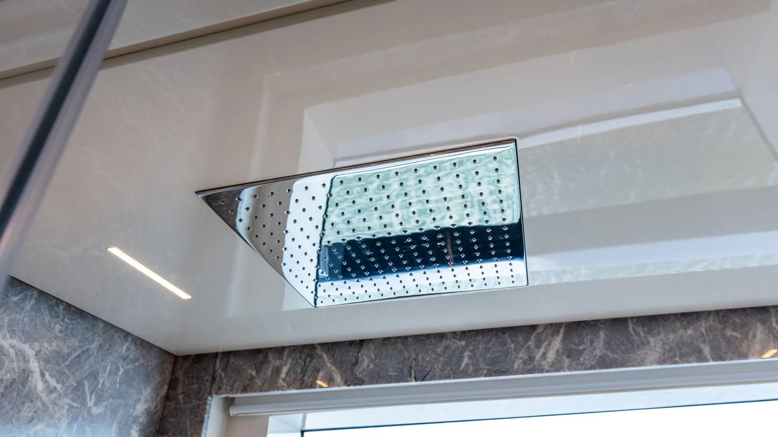 a white rectangular object with a blue label on it aboard SANLORENZO SL120/778 Yacht for Sale