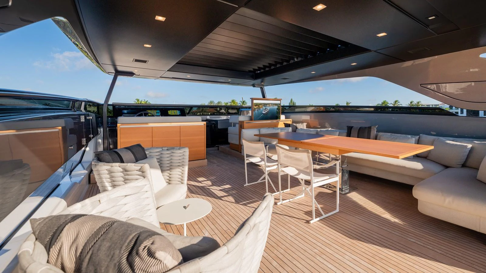 inside of a boat aboard SANLORENZO SL120/778 Yacht for Sale