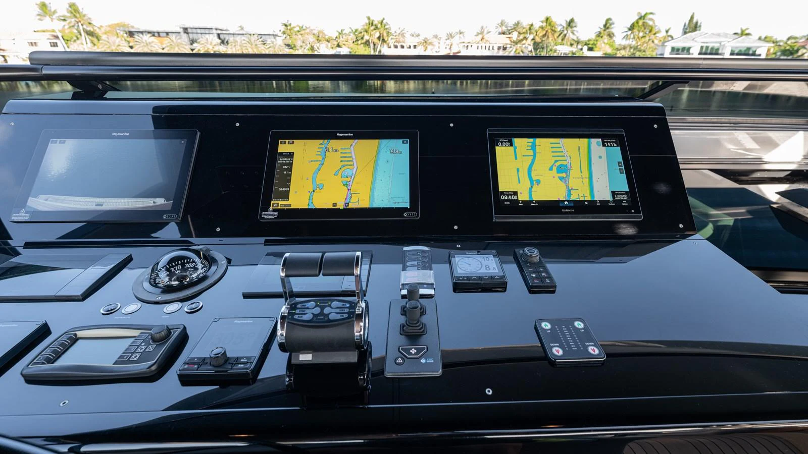 the inside of a car aboard SANLORENZO SL120/778 Yacht for Sale