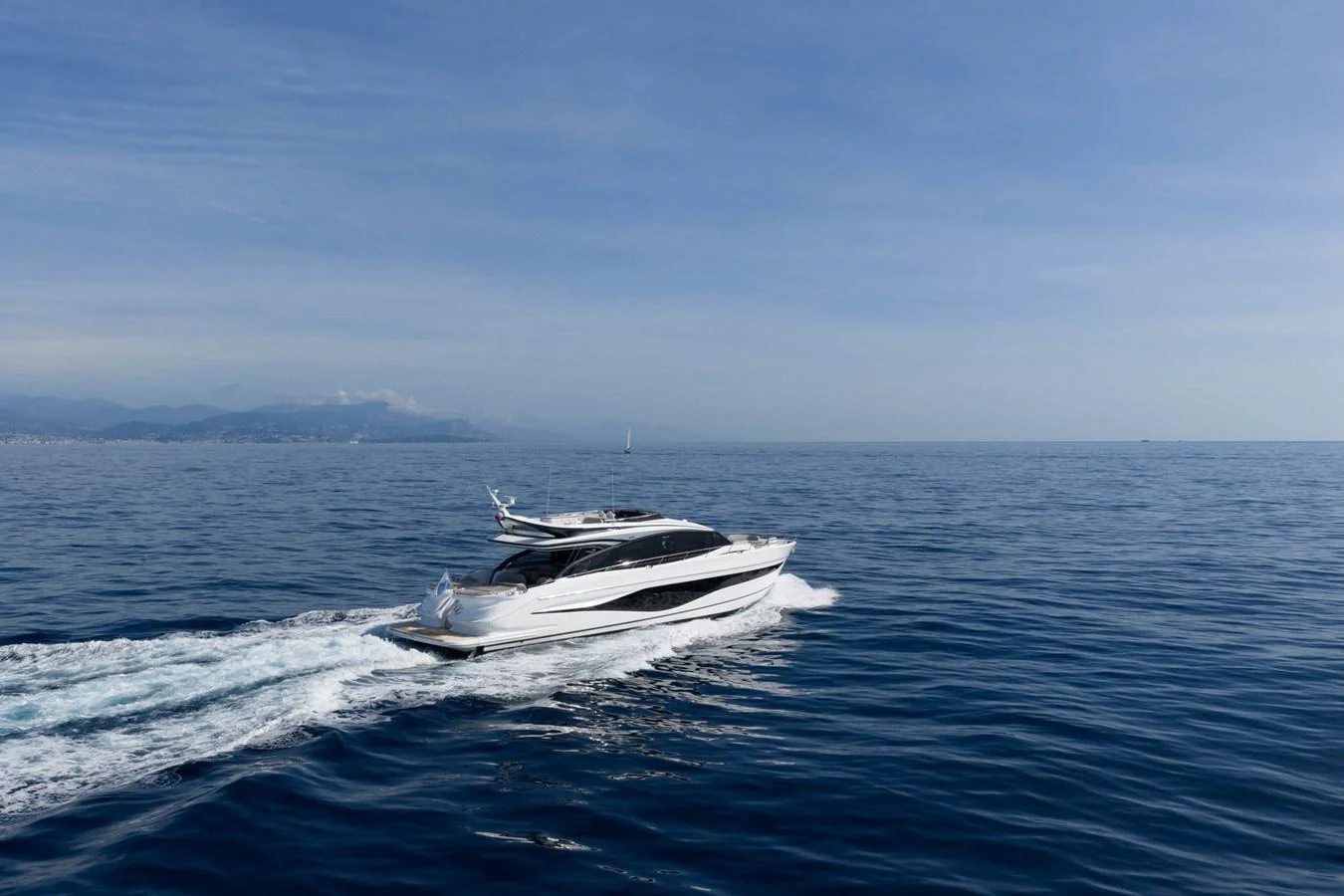 a boat on the water aboard PRINCESS S80 Yacht for Sale