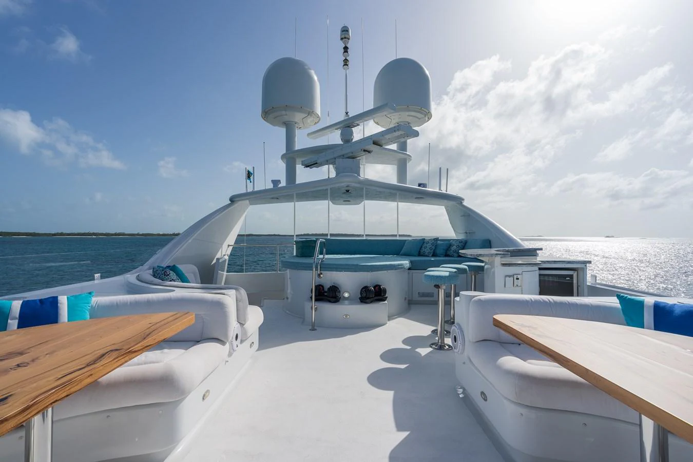 a boat on the water aboard CUPCAKE Yacht for Sale