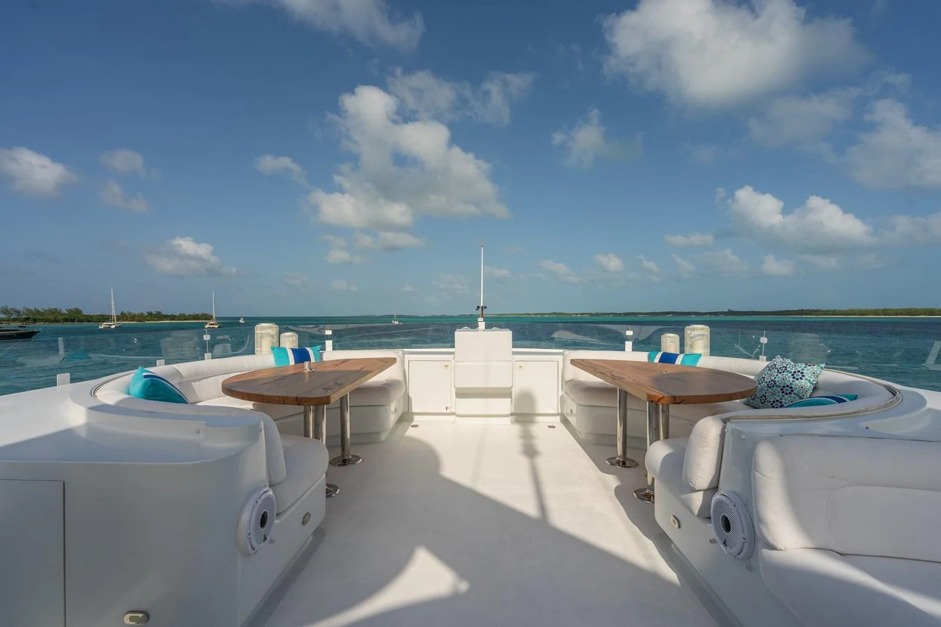 a boat on the water aboard CUPCAKE Yacht for Sale