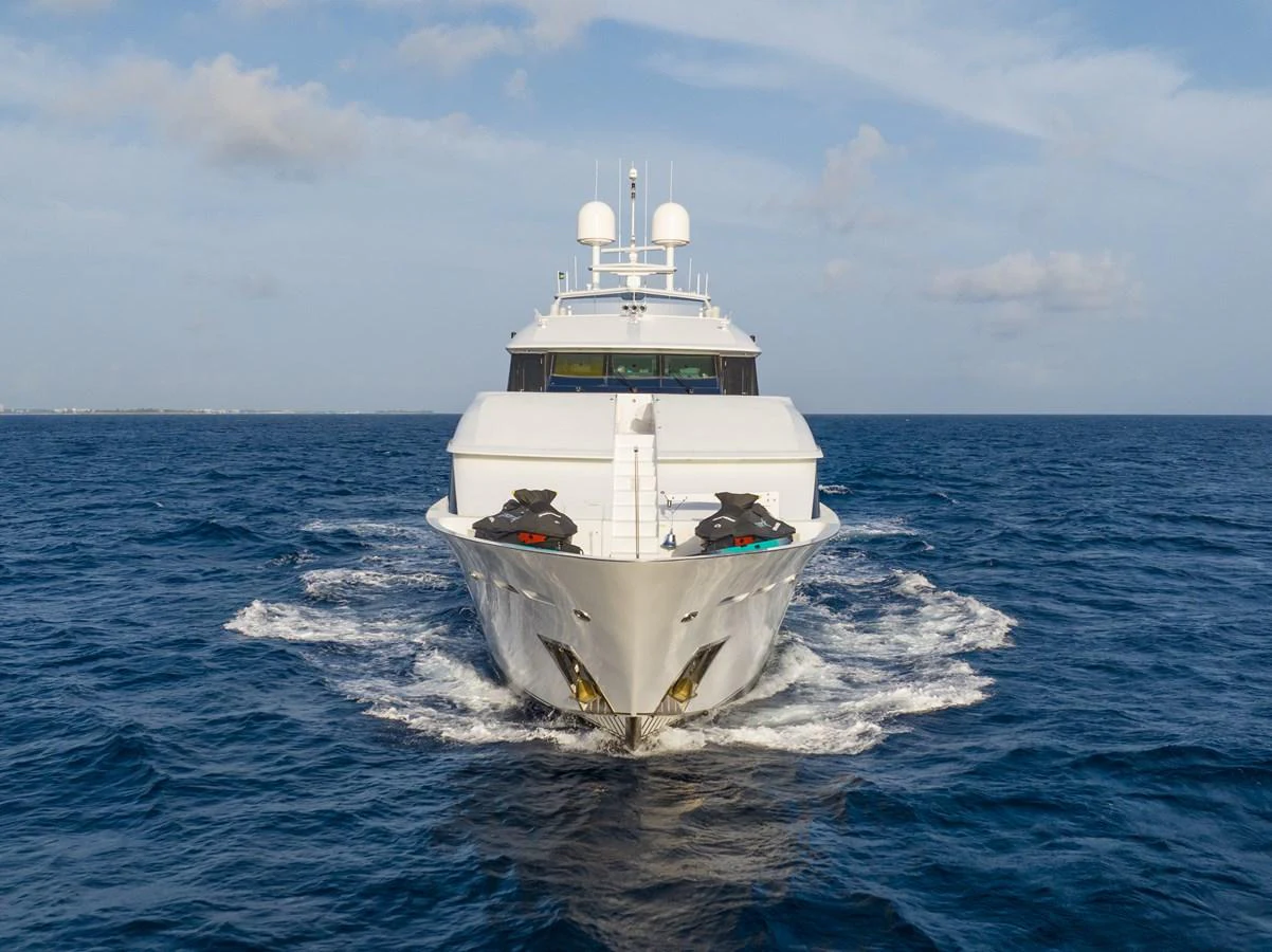 a boat in the water aboard CUPCAKE Yacht for Sale