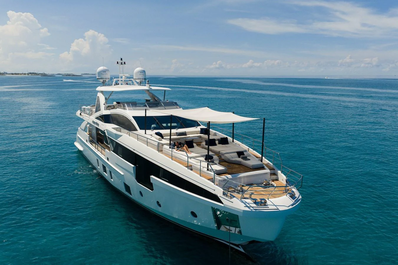 a boat in the water aboard CARPE DIEM Yacht for Sale