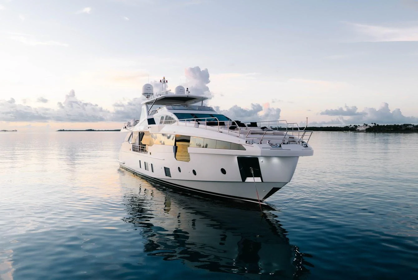 a boat on the water aboard CARPE DIEM Yacht for Sale