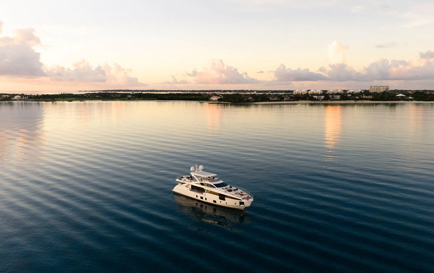 a boat on the water aboard CARPE DIEM Yacht for Sale