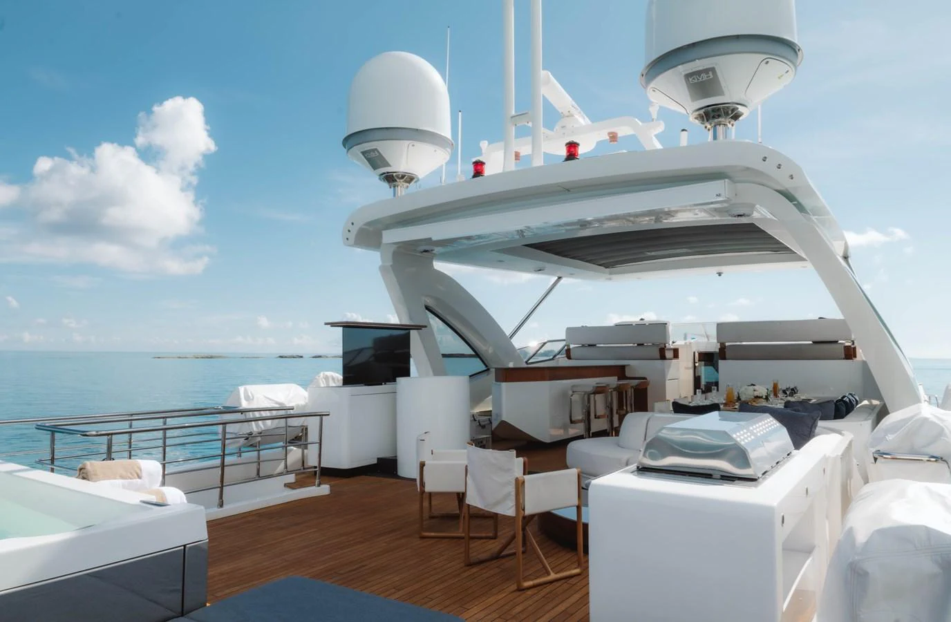 a boat on the water aboard CARPE DIEM Yacht for Sale