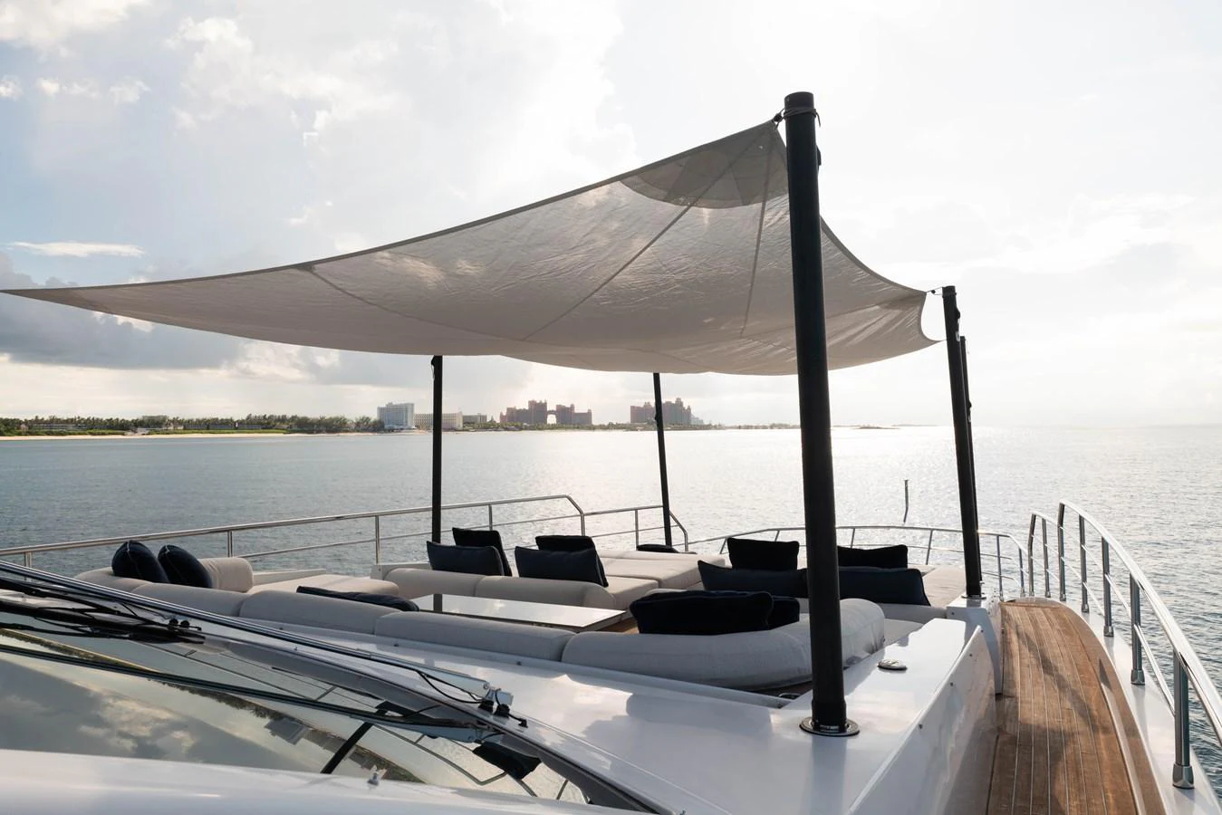 a boat on the water aboard CARPE DIEM Yacht for Sale
