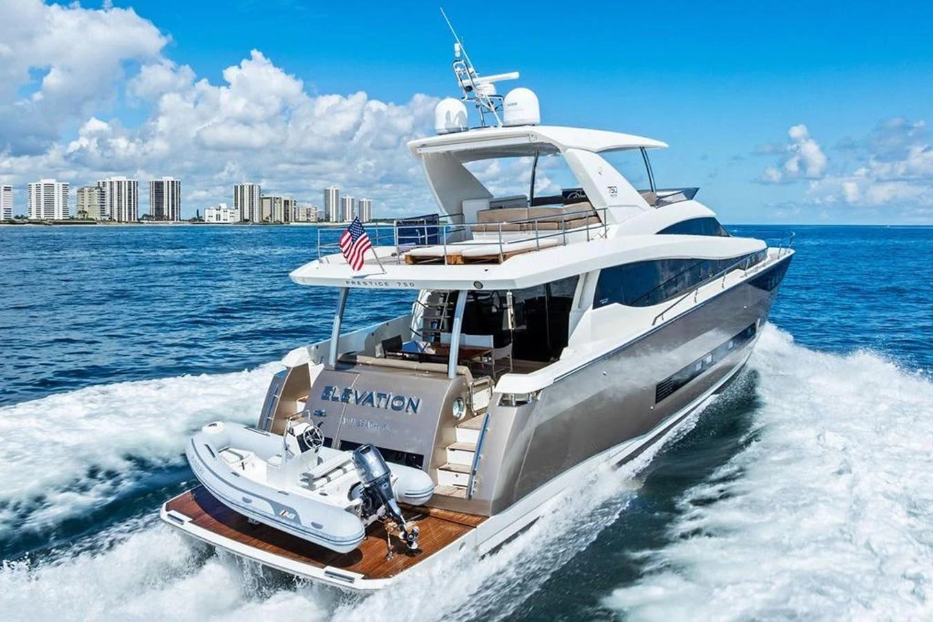 a boat on the water aboard ELEVATION Yacht for Sale