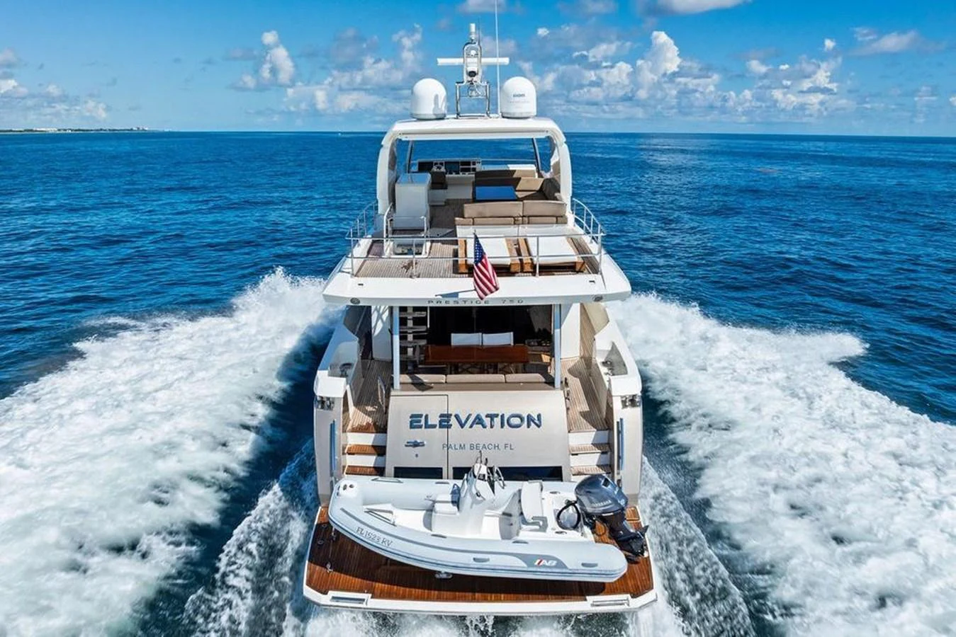 a boat on the water aboard ELEVATION Yacht for Sale