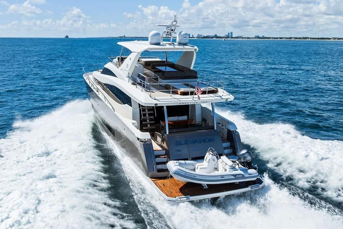 a boat on the water aboard ELEVATION Yacht for Sale